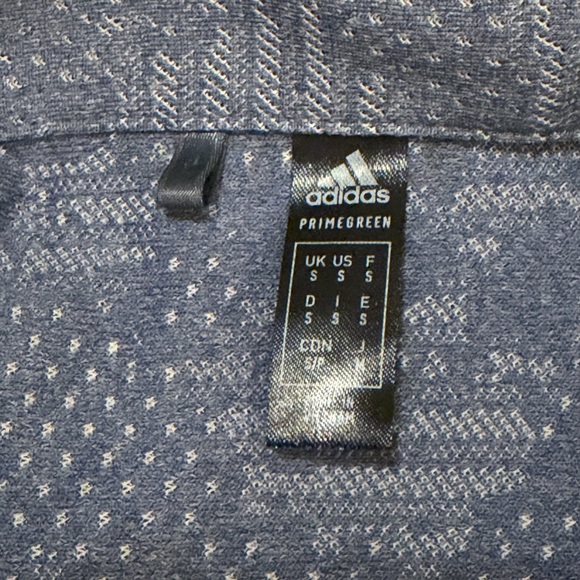 Torrey Pines Men’s Adidas Patterned Blue Polo Shirt EUC - Picture 5 of 8